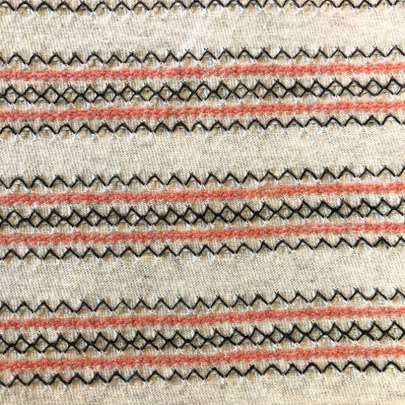 Pea in the Pod Maternity Large Orange Brown Stripe - Picture 2 of 4